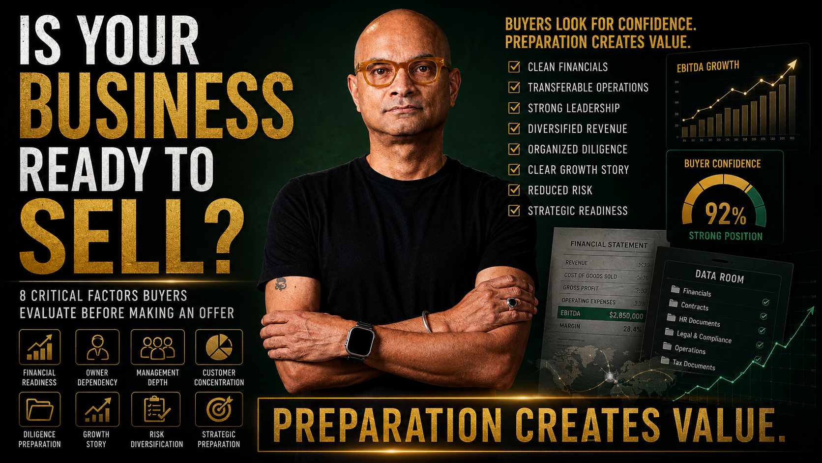 Is Your Business Actually Ready to Sell? 5 Things Buyers Evaluate Before Making an Offer - GillAgency.co